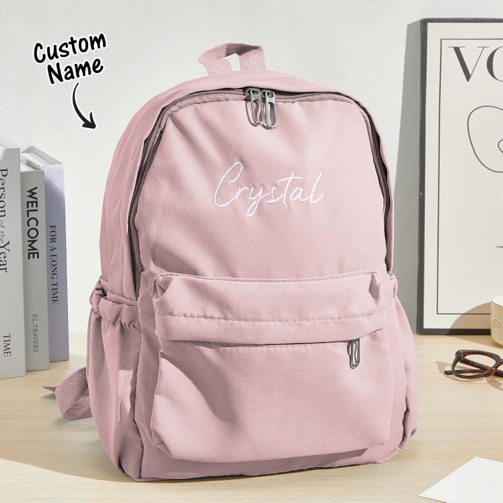 School Backpack with Personalized Embroidery